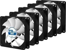 Image of ARCTIC F9 PWM PST Value Pack Rev 2 90mm 9cm PC Case Fans 1800RPM 43CFM 4-Pin 12v