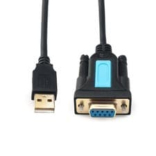 Image of With PL2303 Chip USB2.0 A Male to RS232 Female DB9 Serial Cable Adapter
