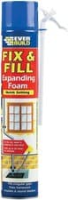 Image of Everbuild EVFF7 Fix and Fill Expanding Foam Filler Gaps 750ml