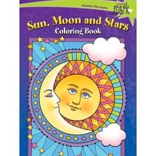 Image of Sun, Moon and Stars Dover Spark Coloring Book