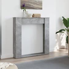Image of Modern Fireplace Surround Mantel Frame Indoor Traditional Fire Surround vidaXL