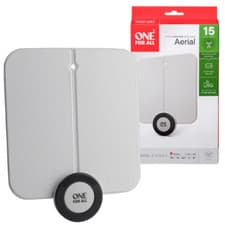 Image of ONE FOR ALL ULTRA FLAT AMPLIFIED INDOOR TV AERIAL FULL HD READY HDTV - SV9215
