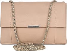 Image of TED BAKER Parson Unlined Soft Leather Crossbody Bag Taupe