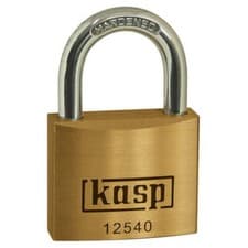 Image of Kasp 125 Series Premium Brass Padlock Keyed Alike 40mm Standard