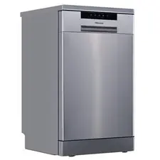 Image of Hisense Hi4 Freestanding Slimline Dishwasher - Half Load - Stainless HS523E15XUK