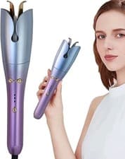 Image of 32mm Automatic Curling Iron with Ceramic Coating & 3 Heat Settings for All Hair