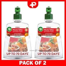 Image of Air Wick Aerosol-Free Automatic Air Freshener Refills Mulled Wine Pack of 2