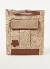 Image of TED BAKER Edwood printed cotton-canvas backpack
