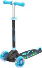 Image of EVO Eclipse Light-Up 3-Wheeled Kids Push Scooter | Adjustable Handle Height For