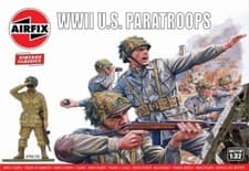 Image of Airfix A02711V 1:32nd scale WWII U.S. Paratroops Vintage Classic