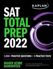 Image of SAT Total Prep 2022 Kaplan Test Prep Paperback Kaplan Publishing