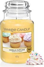 Image of Yankee Candle Scented Candle | Vanilla Cupcake Large Jar | Long Burning Candles: