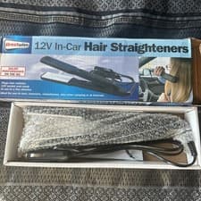 Image of Streetwize 12V Hair Straighteners In-car Ceramic Plates Camping Festivals free p