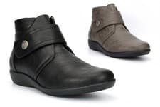 Image of Womens Wide Fit Boots Ladies Boots Womens Ankle Boots Extra Wide Boots EE Width
