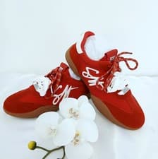 Image of 🔥STEVE MADDEN Bevhills Red Hot Retro Trainers UK 5 Brand New & Boxed RRP £145🔥