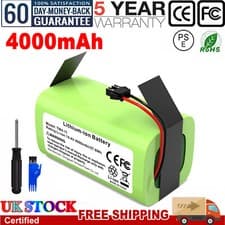 Image of 14.4V 4000mAh Battery For Eufy RoboVac 11 11+ 11S 11C 15C 25C 35C Vacuum Cleaner