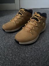 Image of Mens Timberland Sprint Trekker Mid Yellow Size 7