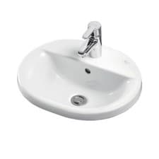 Image of Ideal Standard Concept Oval Countertop Basin 550mm Wide 1 Tap Hole