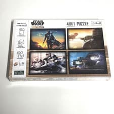 Image of Star Wars The Mandalorian 4 In 1 Puzzle Sealed