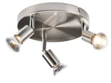 Image of Knightsbridge LED GU10 Retrofit Triple Spotlight Adjustable Directional Heads