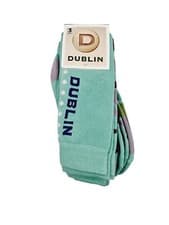 Image of Dublin Ladies 3 Pairs Crew Socks Cushioned UK 4-8