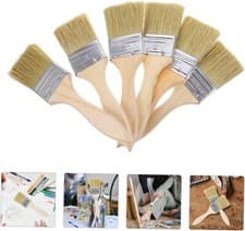 Image of Disposable Paint Brushes Choice of 6 Sizes of Disposable Paint Brush Silverline