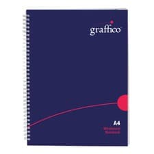 Image of Graffico Hard Cover Wirebound Notebook 160 Pages A4 EN08810