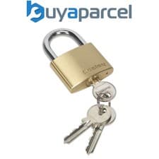 Image of Sealey PL102 Brass Body Padlock 50mm