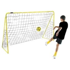Image of Kickmaster 8ft Premier Steel Goal Goalkeeper Nets Garden Football Soccer