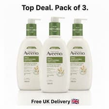 Image of Aveeno Daily Moisturising Body Lotion, With Soothing Oats & Rich 500 ml (Pack 3)