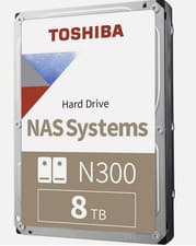Image of Toshiba 8TB N300 Internal Hard Drive – 24/7 NAS Systems 3.5 Inch SATA HDD