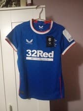 Image of Women's Glasgow Rangers Home Shirt Size 12