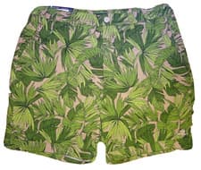 Image of GANT SHORTS TROPICAL LEAF EMBROIDERED LOGO RELAXED FIT SIZE M W32IN NEW NWT