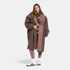 Image of OHS Drying Changing Robe Sherpa Lined Water Resistant Oversize Coat Adults Kids