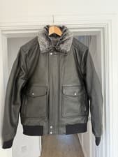 Image of Men’s Schott Cowhide Leather Aviation Jacket LC 5331X Size XL Brand New