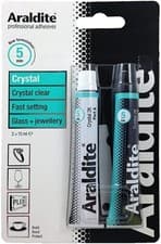 Image of Araldite Crystal Clear - Strong Adhesive Glue - Glass Jewellery - 2 x 15ml Tubes