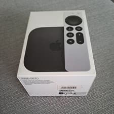 Image of Genuine Sealed Apple TV 4K 3rd Gen 64GB WiFi Black (YouTube, Netflix, iPlayer)