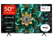 Image of TCL 50" Inch Q6C 4K Mini-LED HDR Smart Google TV with Dolby Atmos 50Q6C-UK