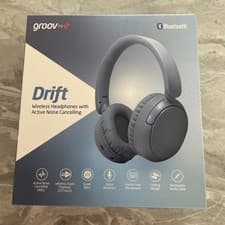 Image of Groov-e Drift Wireless Bluetooth Headphones with Active Noise Cancelling. New