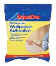 Image of SupaDec All Purpose Wallpaper Adhesive Paste Extra Strength Hangs 3 Rolls New