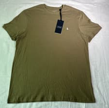 Image of Jack Wills Khaki T Shirt Size Medium Mens Short Sleeve Tee Summer Holiday BNWT