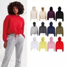 Image of TriDri Women's Cropped Oversize Hoodie (TR085)-Hooded Sweatshirt Athleisurewear