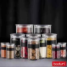 Image of Bodum PRESSO 12 Storage Jars with Lids