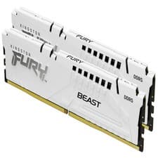 Image of Kingston Technology FURY Beast 32GB 5600MT/s DDR5 CL36 DIMM (Kit of 2) White EXP