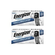 Image of Energizer AAA ULTIMATE Lithium 20 Pack Batteries 1.5v LR03 L92 Digital Camera