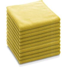 Image of E-Cloth General Purpose Cloth 10 Pack Gold Yellow Microfibre Washable Eco