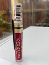 Image of Max Factor colour elixir faded red liquid lipstick soft matte new