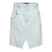Image of Women's Replay Mini Denim Skirt in Blue