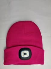 Image of Beanie Hat with USB Rechargeable LED Light | Thermal Winter Cap | 20 Colours