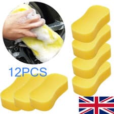 Image of 12x Jumbo Sponge Large Size Car Wash Washing Valeting Cleaner Sponge UK